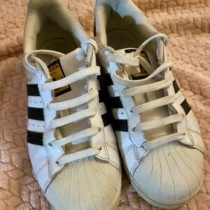 Adidas White and Black Sneakers